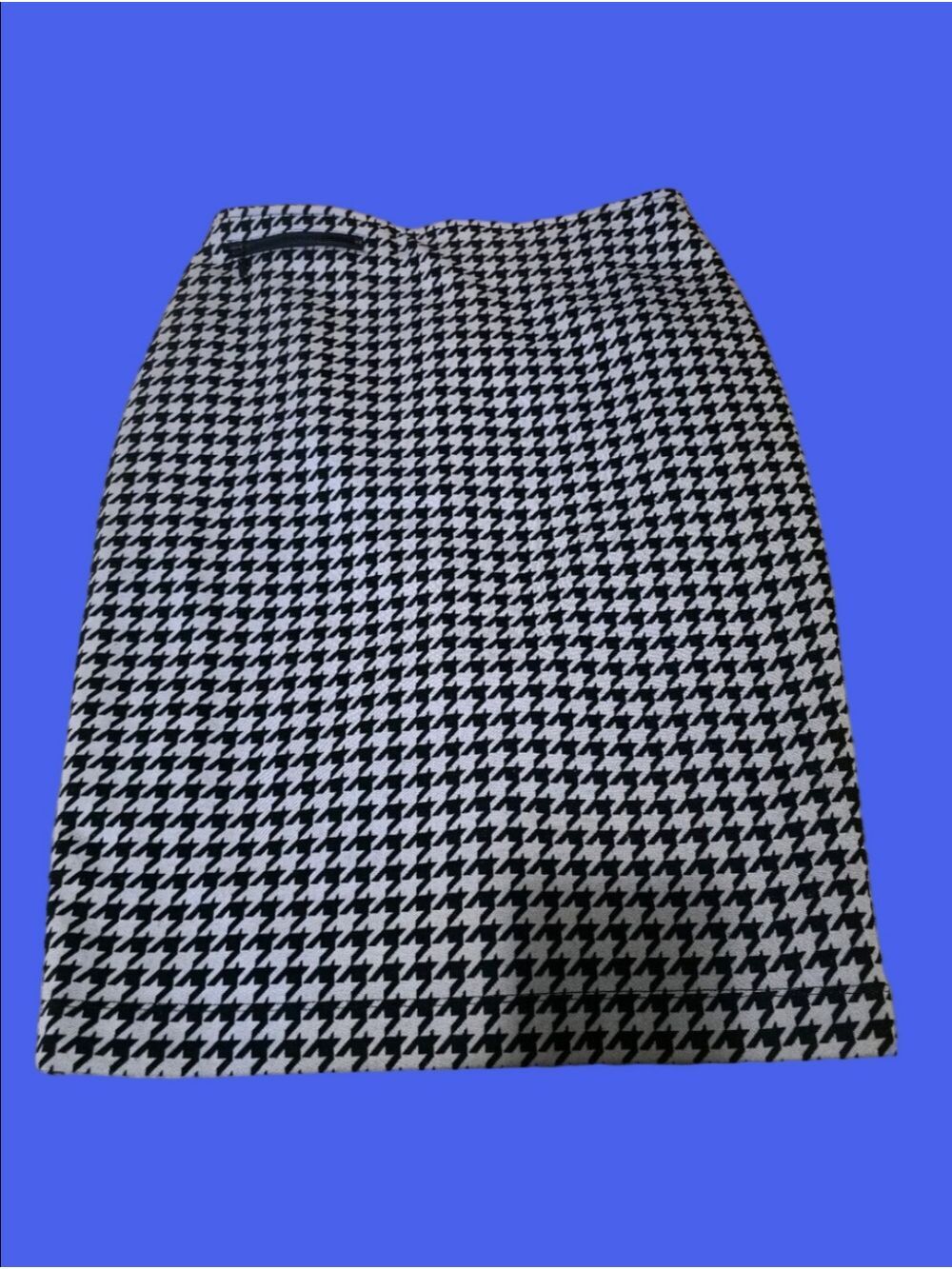 4/$67 Deal! Cleo Houndstooth Pencil Skirt - Black & White